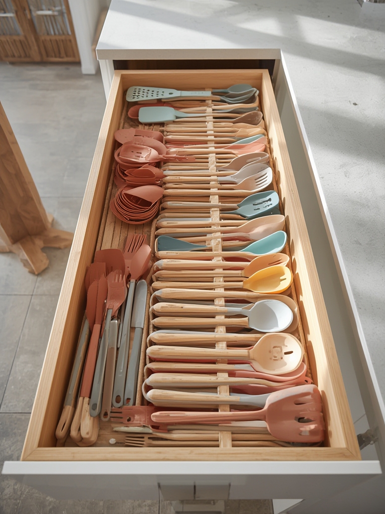 Collapsible silicone kitchen tools - Illustration 3