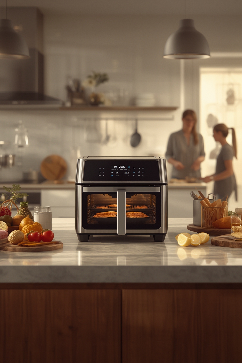 Multi-function air fryer toaster oven - Illustration 1