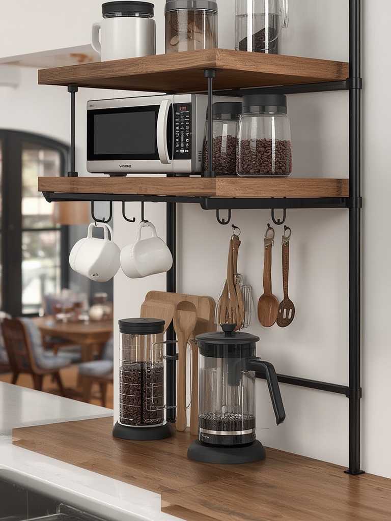 kitchen rack in action