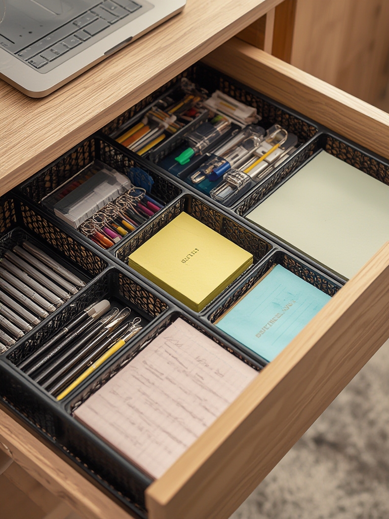 desk organizer in action