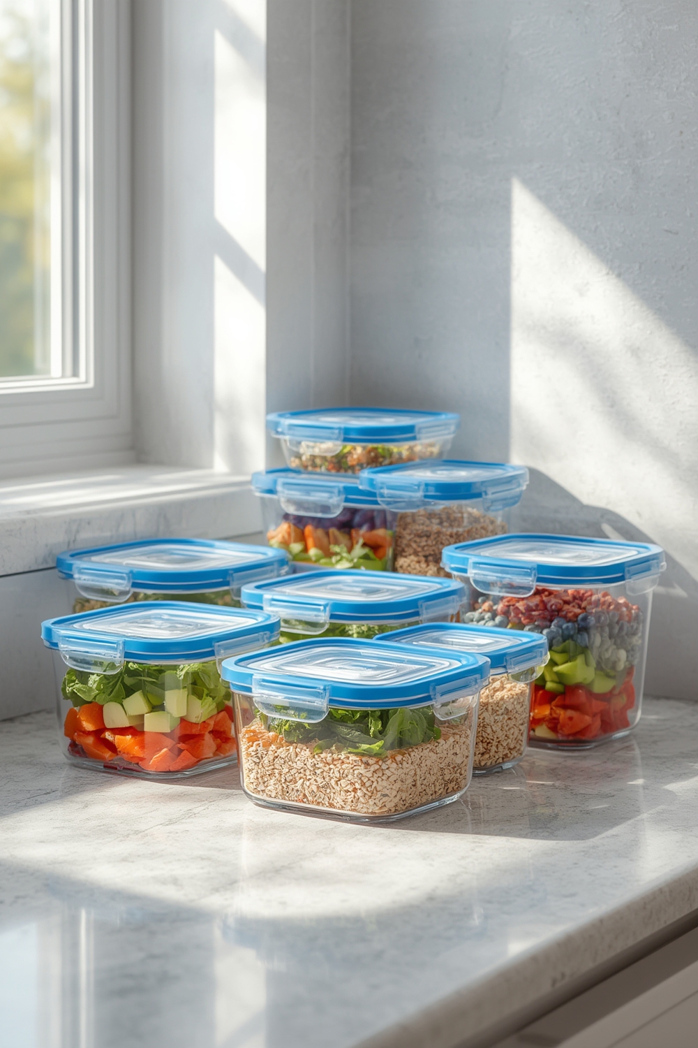 glass containers product view