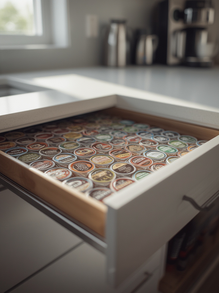 coffee drawer in action
