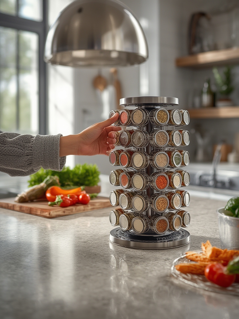 spice rack in action