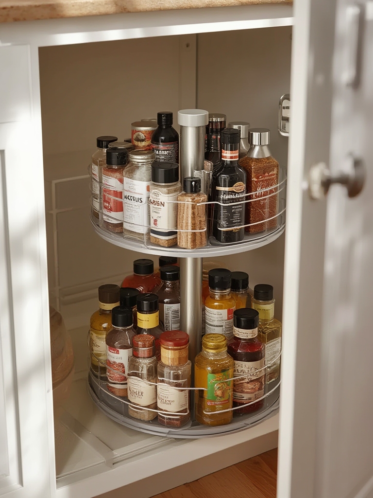 lazy susan in action